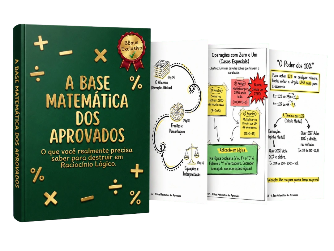 Mockup do bônus Guia Base Matemática dos Aprovados